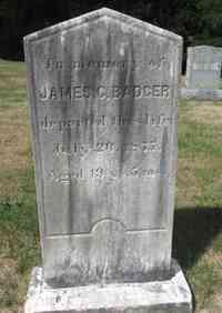 James C. BADGER - Grave