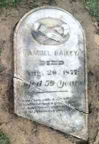 Samuel BAILEY - Grave