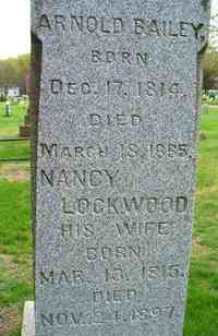 Arnold BAILEY - Grave