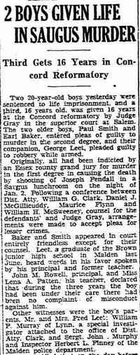 Earl Raymond BAKER - (Part I)