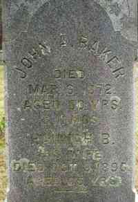 Hannah Bradford WHITE - Grave
