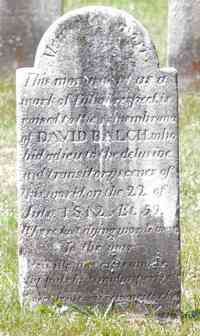 David BALCH - Grave