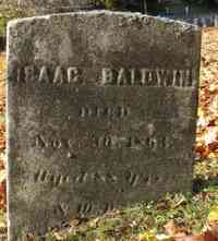 Isaac BALDWIN - Grave