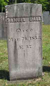 Samuel BALL - Grave