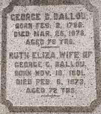 George Colburn BALLOU - Grave