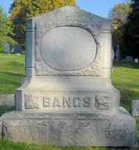 James Ascher BANGS - Grave