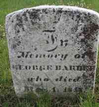George BARBER - Grave