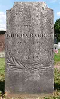 Gideon BARBER - Grave