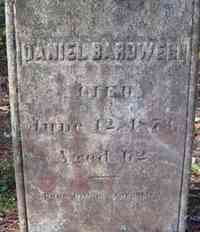 Daniel BARDWELL - Grave