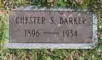 Chester A S BARKER - Grave