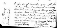 Jane HURBERT - 1845 marriage