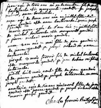 Marie Anne BASTARACHE dite BASQUE - Baptism
