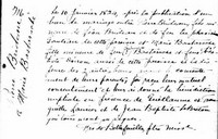Pierre BRIDEAU - 1824 marriage
