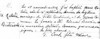 Marie Nathalie BASTARACHE dite BASQUE - Baptism