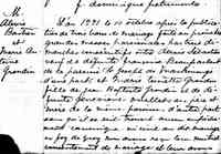 Alexis VANASSE dit BASTIEN - 1771 marriage