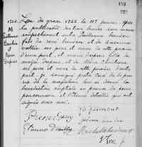 Marie-Angélique DUPUIS - 1722 marriage