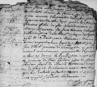 Marie-Marguerite LARIVIERE - 1700 marriage