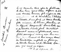 Dosithee COMEAU - 1842 marriage