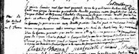 Joseph BEDARD - 1740 marriage