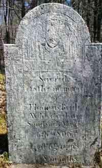 Thomas BEEDE - Grave  Thomas Beede born Sandwich, NH, Died March 6, 1806 68y 8m