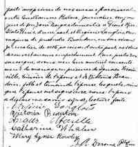 William Isaac BELAIR - 1864 marriage (part 2)