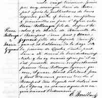 Pierre-Bertrand BÉLANGER - 1694 marriage