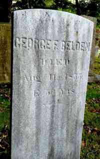 George F. BELDEN - Grave