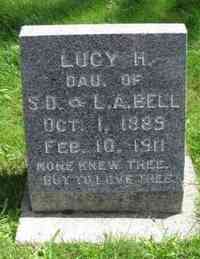 Lucy Helen BELL - Grave