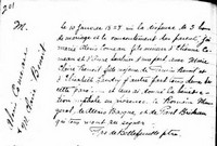 Alexis COMEAU - 1827 marriage