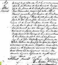 Zoe LAURE (LORD) - 1840 marriage
