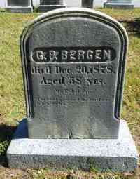 Garret P. BERGEN - Grave