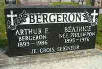 Arthur Edward BERGERON - Grave