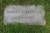 Harold Francis BERRY - Grave