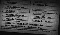 Friedrich Karl BERTLEFF - 1919 naturalization petition