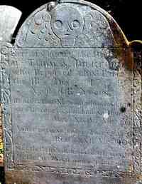 Thomas BICKFORD - Grave  Here lies buried the Body of Thomas Bickford, Who Departed this Life the 18th Decr 1772 Aged 68 Years. Blessed is that Servant whom his L