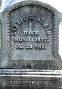Lizzie S. BLAIR - Grave