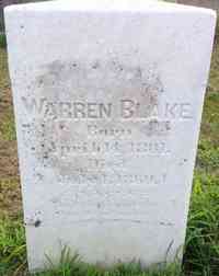 Warren BLAKE - Grave