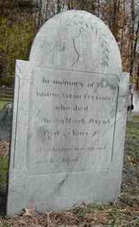 Sarah BLANCHARD - Grave In memory of the widow Sarah Fletcher who died the 29 March AD, 1798; aged 52 Years. Her children arise up and call her blessed.