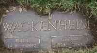 George WACKENHEIM - Thanks to Lucille Bertram