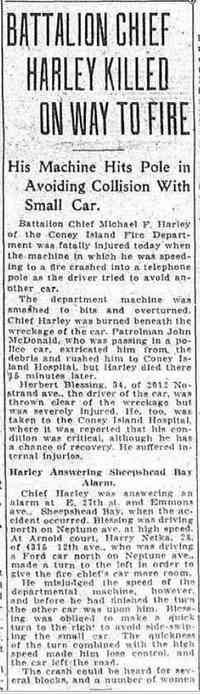 Herbert Frank BLESSING - Brooklyn Daily Eagle Brooklyn, New York Tuesday, September 29, 1925