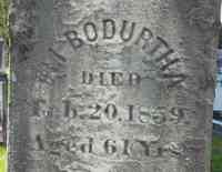 Eli BODURTHA - Grave