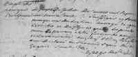 Marie-Angélique BONHOMME - 1733 Baptism, Terrebonne, Quebec  NOTE: Not positive this is her baptism. It could be her sister according to Tanguay.