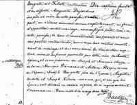 Marguerite Josephe BOUGRET (BOUGRETTE) dite THUOT - 1814 marriage (part 2)
