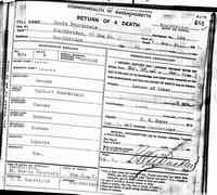 Louis BOURDELAIS - Name:	Louis Bourdelais Gender:	Male Birth Date:	abt 1851 Birth Place:	Canada Death Date:	31 Aug 1907 Death Place:	Southbridge, Massachusetts, USA