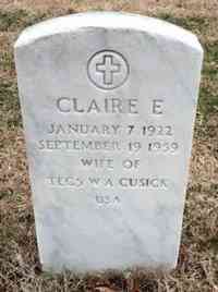 Claire Elizabeth BOURGARDE - Grave