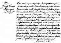 Françoise BOUSQUET - 1715 marriage