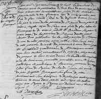 François GAUDET - 1768 marriage