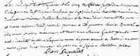 Marie-Charlotte BOUTEILLER (BOUTHILLIER) - 1750 Baptism Saint-Sulpice, QC, Canada