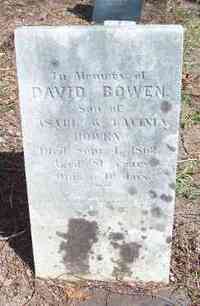 David BOWEN - Grave