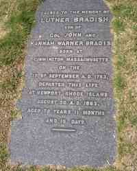 Luther BRADISH - Grave